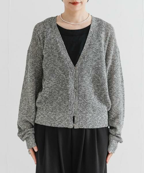 URBAN RESEARCH / アーバンリサーチ カーディガン・ボレロ | ブークレメッシュニットカーディガン | 詳細28