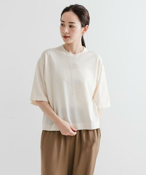 URBAN RESEARCH / アーバンリサーチ Tシャツ | ドライタッチハイゲージニットTシャツ | 詳細5