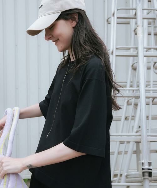 URBAN RESEARCH / アーバンリサーチ Tシャツ | ドライタッチハイゲージニットTシャツ | 詳細13