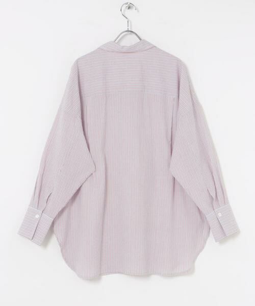 URBAN RESEARCH / アーバンリサーチ シャツ・ブラウス | new basic　インドコットンサッカーストライプシャツ | 詳細10