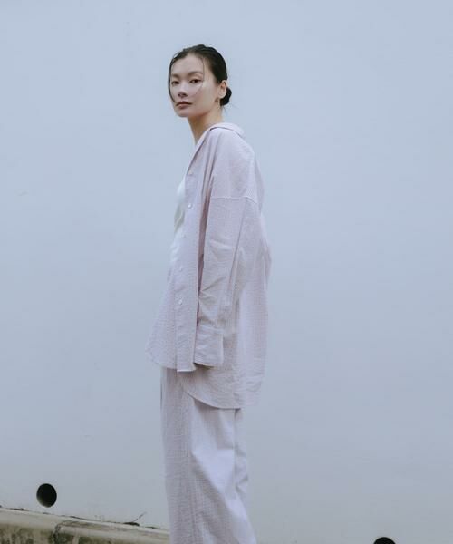 URBAN RESEARCH / アーバンリサーチ シャツ・ブラウス | new basic　インドコットンサッカーストライプシャツ | 詳細3