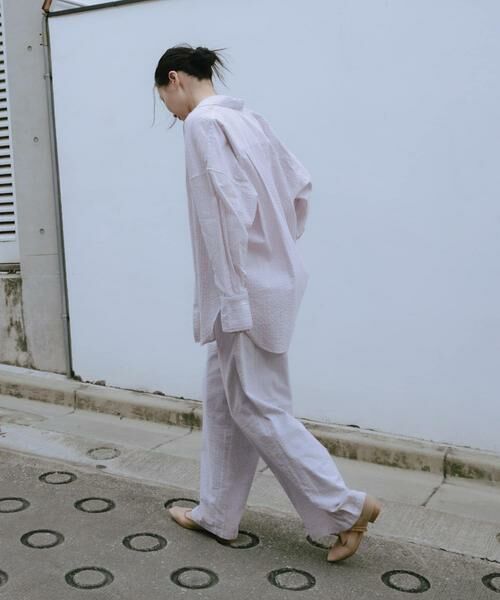 URBAN RESEARCH / アーバンリサーチ シャツ・ブラウス | new basic　インドコットンサッカーストライプシャツ | 詳細5