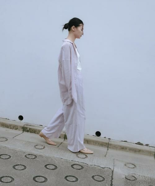 URBAN RESEARCH / アーバンリサーチ シャツ・ブラウス | new basic　インドコットンサッカーストライプシャツ | 詳細6