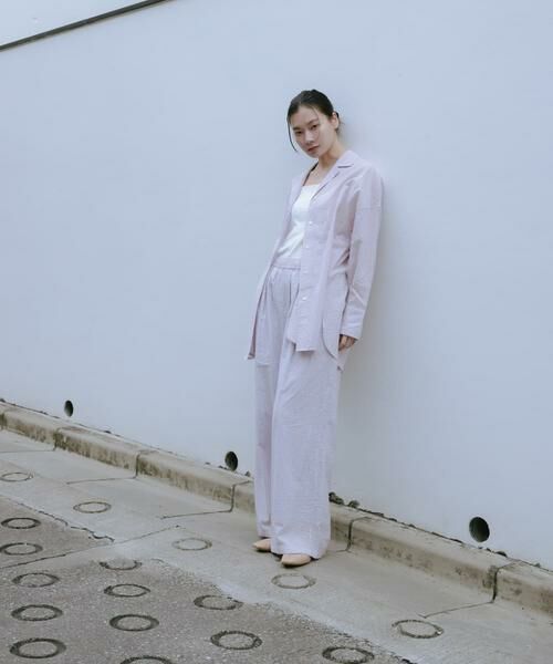 URBAN RESEARCH / アーバンリサーチ シャツ・ブラウス | new basic　インドコットンサッカーストライプシャツ | 詳細7