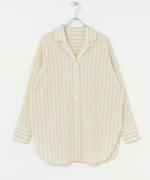 URBAN RESEARCH / アーバンリサーチ シャツ・ブラウス | new basic　インドコットンサッカーストライプシャツ | 詳細23