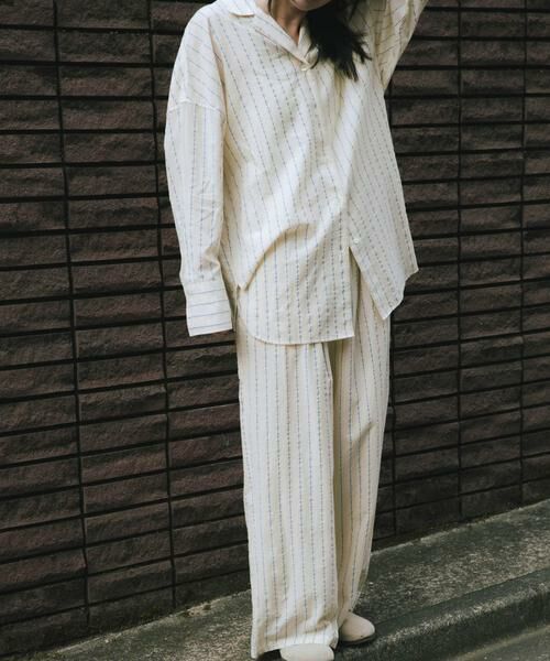 URBAN RESEARCH / アーバンリサーチ シャツ・ブラウス | new basic　インドコットンサッカーストライプシャツ | 詳細14