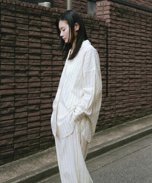 URBAN RESEARCH / アーバンリサーチ シャツ・ブラウス | new basic　インドコットンサッカーストライプシャツ | 詳細15