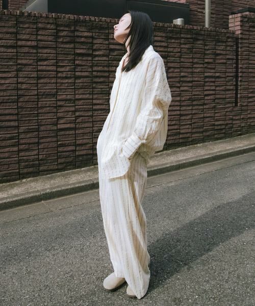 URBAN RESEARCH / アーバンリサーチ シャツ・ブラウス | new basic　インドコットンサッカーストライプシャツ | 詳細17