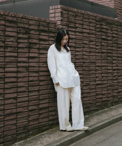 URBAN RESEARCH / アーバンリサーチ シャツ・ブラウス | new basic　インドコットンサッカーストライプシャツ | 詳細18