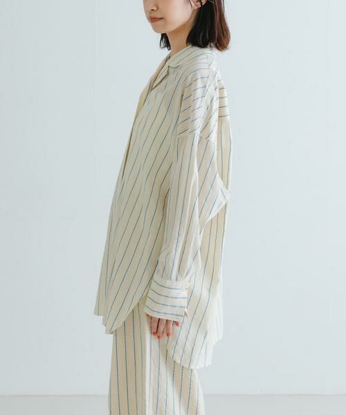 URBAN RESEARCH / アーバンリサーチ シャツ・ブラウス | new basic　インドコットンサッカーストライプシャツ | 詳細21