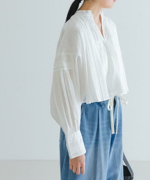 URBAN RESEARCH / アーバンリサーチ シャツ・ブラウス | コットンボイルタックショートシャツ | 詳細3