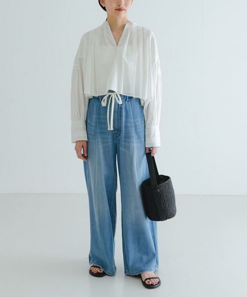 URBAN RESEARCH / アーバンリサーチ シャツ・ブラウス | コットンボイルタックショートシャツ | 詳細5