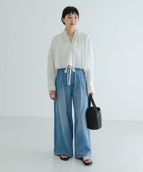 URBAN RESEARCH / アーバンリサーチ シャツ・ブラウス | コットンボイルタックショートシャツ | 詳細6