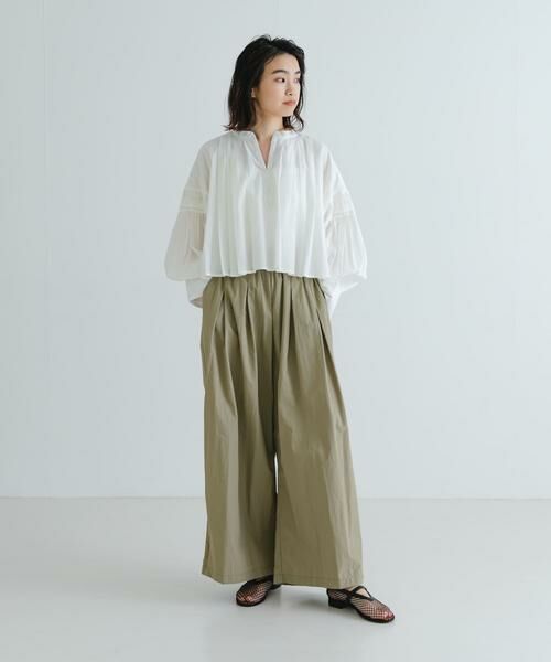 URBAN RESEARCH / アーバンリサーチ シャツ・ブラウス | コットンボイルタックショートシャツ | 詳細7