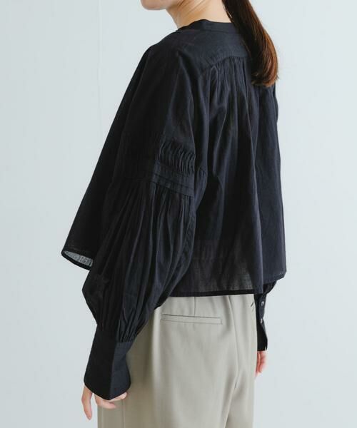 URBAN RESEARCH / アーバンリサーチ シャツ・ブラウス | コットンボイルタックショートシャツ | 詳細12