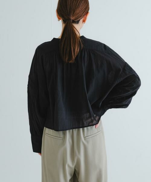 URBAN RESEARCH / アーバンリサーチ シャツ・ブラウス | コットンボイルタックショートシャツ | 詳細13