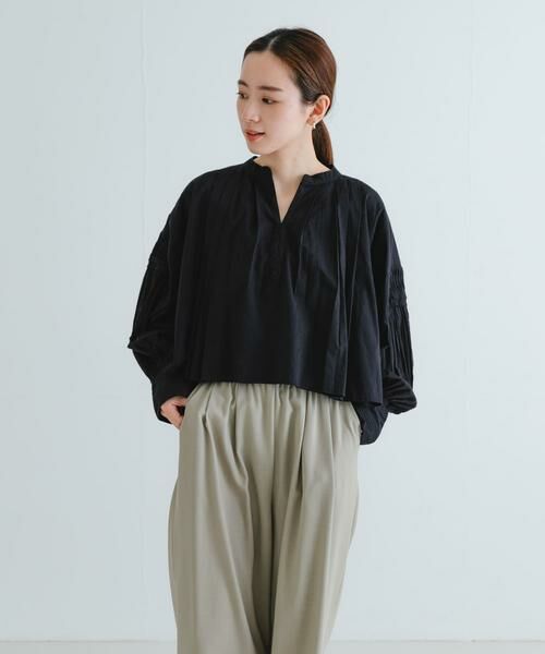 URBAN RESEARCH / アーバンリサーチ シャツ・ブラウス | コットンボイルタックショートシャツ | 詳細14