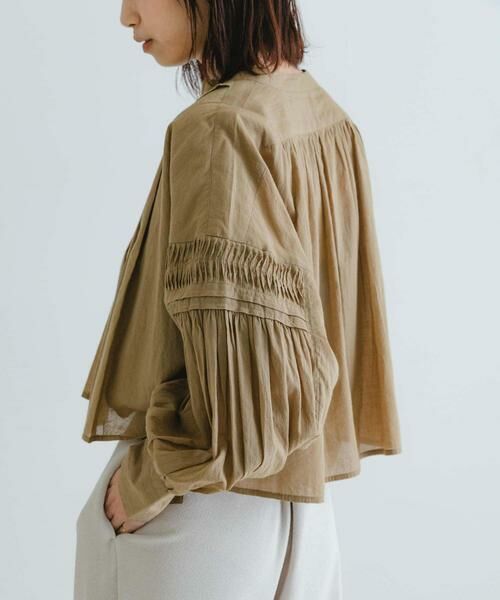 URBAN RESEARCH / アーバンリサーチ シャツ・ブラウス | コットンボイルタックショートシャツ | 詳細19