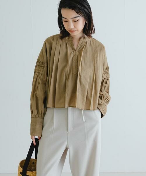 URBAN RESEARCH / アーバンリサーチ シャツ・ブラウス | コットンボイルタックショートシャツ | 詳細21
