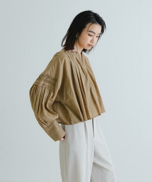 URBAN RESEARCH / アーバンリサーチ シャツ・ブラウス | コットンボイルタックショートシャツ | 詳細23