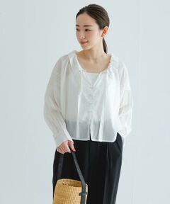 URBAN RESEARCH / アーバンリサーチ シャツ・ブラウス | コットンボイルフリルカラーブラウス