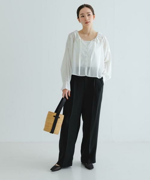 URBAN RESEARCH / アーバンリサーチ シャツ・ブラウス | コットンボイルフリルカラーブラウス | 詳細7