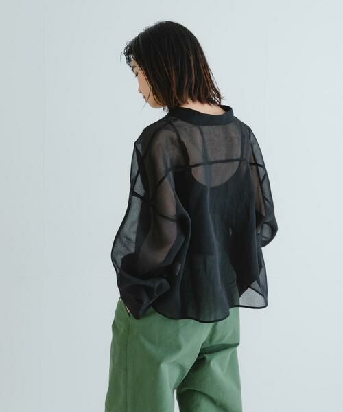 URBAN RESEARCH / アーバンリサーチ シャツ・ブラウス | シアーワイドスリーブシャツ | 詳細3