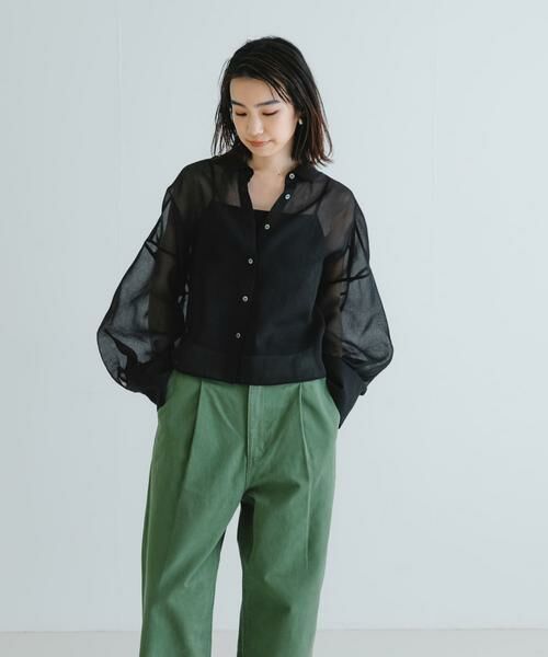 URBAN RESEARCH / アーバンリサーチ シャツ・ブラウス | シアーワイドスリーブシャツ | 詳細5