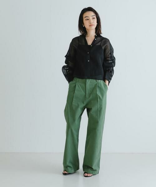 URBAN RESEARCH / アーバンリサーチ シャツ・ブラウス | シアーワイドスリーブシャツ | 詳細7