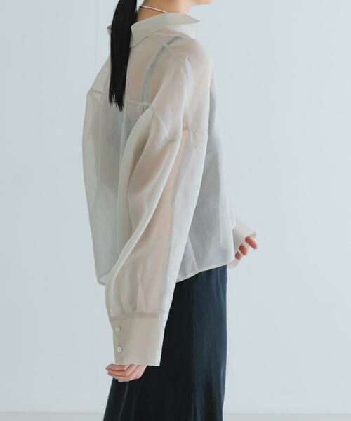 URBAN RESEARCH / アーバンリサーチ シャツ・ブラウス | シアーワイドスリーブシャツ | 詳細11