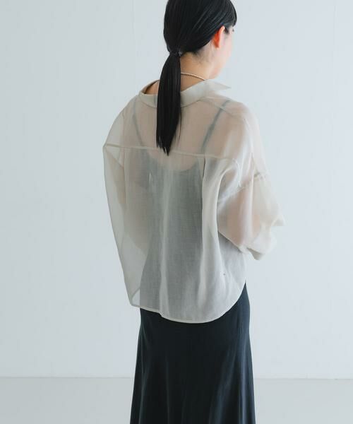 URBAN RESEARCH / アーバンリサーチ シャツ・ブラウス | シアーワイドスリーブシャツ | 詳細12