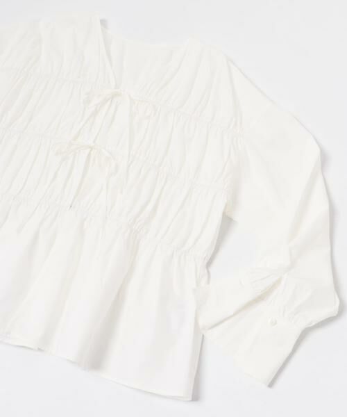 URBAN RESEARCH / アーバンリサーチ シャツ・ブラウス | ギャザーリボンブラウス | 詳細9