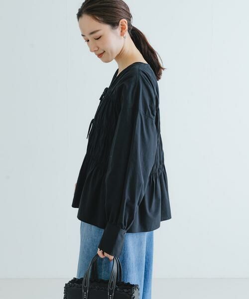 URBAN RESEARCH / アーバンリサーチ シャツ・ブラウス | ギャザーリボンブラウス | 詳細16