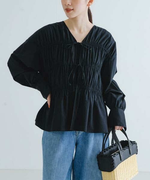 URBAN RESEARCH / アーバンリサーチ シャツ・ブラウス | ギャザーリボンブラウス | 詳細19