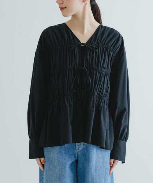 URBAN RESEARCH / アーバンリサーチ シャツ・ブラウス | ギャザーリボンブラウス | 詳細22