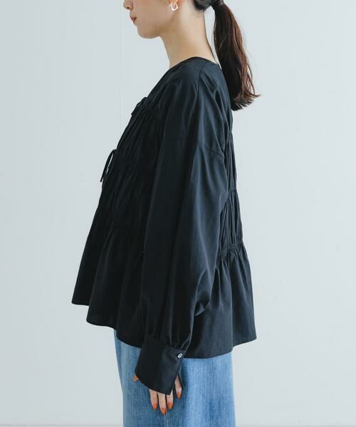 URBAN RESEARCH / アーバンリサーチ シャツ・ブラウス | ギャザーリボンブラウス | 詳細23