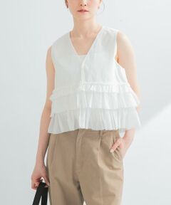 URBAN RESEARCH / アーバンリサーチ シャツ・ブラウス | ノースリーブフリルブラウス