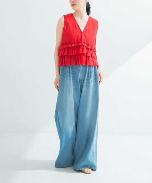 URBAN RESEARCH / アーバンリサーチ シャツ・ブラウス | ノースリーブフリルブラウス | 詳細5