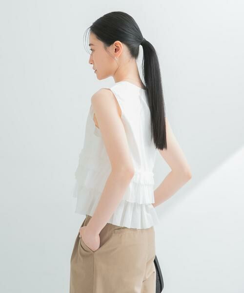 URBAN RESEARCH / アーバンリサーチ シャツ・ブラウス | ノースリーブフリルブラウス | 詳細15