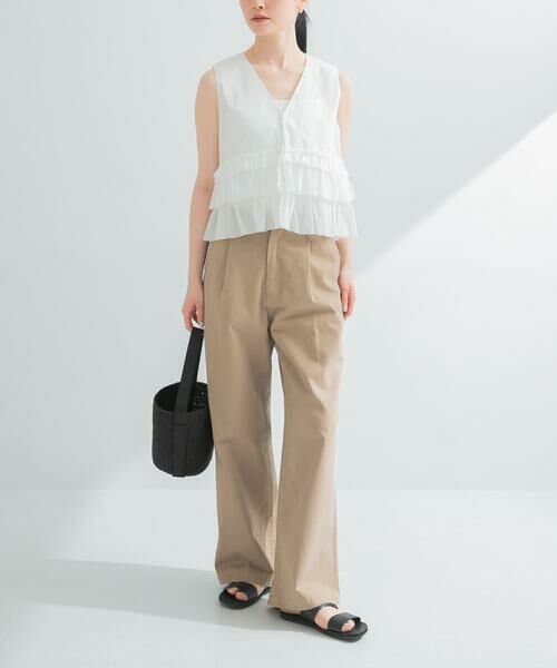 URBAN RESEARCH / アーバンリサーチ シャツ・ブラウス | ノースリーブフリルブラウス | 詳細18