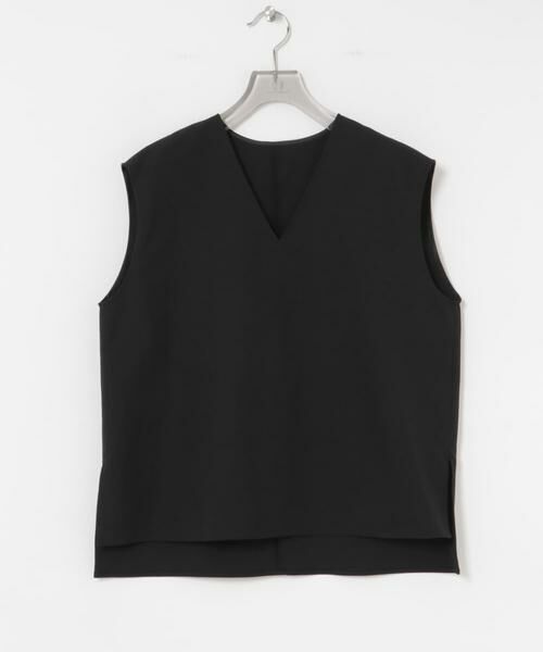 URBAN RESEARCH / アーバンリサーチ ベスト | リネン混Vネックブラウス | 詳細11
