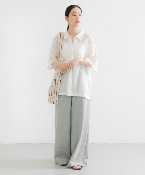 URBAN RESEARCH / アーバンリサーチ シャツ・ブラウス | コットンカラミシアーオーバーシャツ | 詳細6