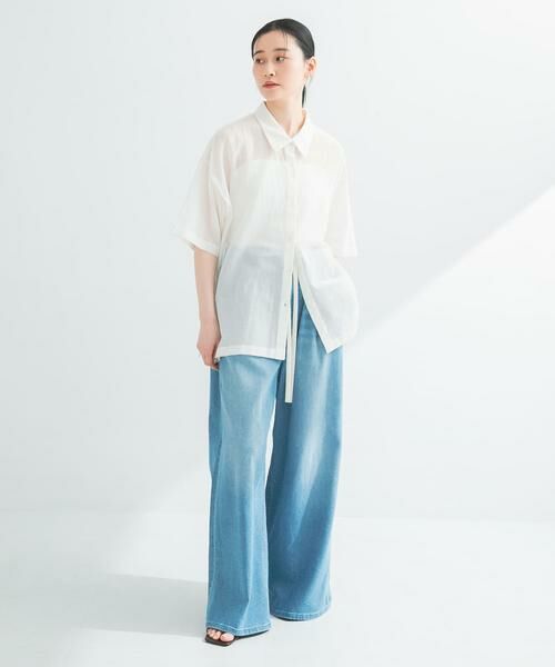URBAN RESEARCH / アーバンリサーチ シャツ・ブラウス | コットンカラミシアーオーバーシャツ | 詳細7