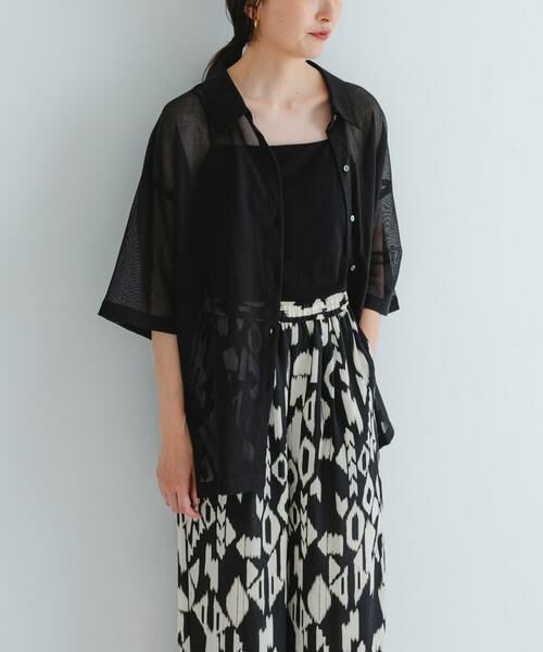 URBAN RESEARCH / アーバンリサーチ シャツ・ブラウス | コットンカラミシアーオーバーシャツ | 詳細15