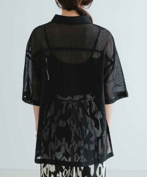 URBAN RESEARCH / アーバンリサーチ シャツ・ブラウス | コットンカラミシアーオーバーシャツ | 詳細24