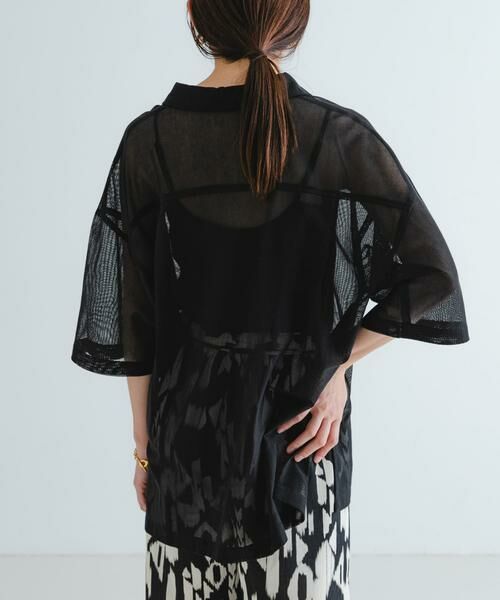 URBAN RESEARCH / アーバンリサーチ シャツ・ブラウス | コットンカラミシアーオーバーシャツ | 詳細18