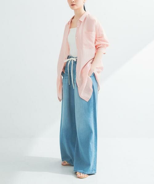 URBAN RESEARCH / アーバンリサーチ シャツ・ブラウス | new basic　レーヨンシルクストライプオーバーシャツ | 詳細6