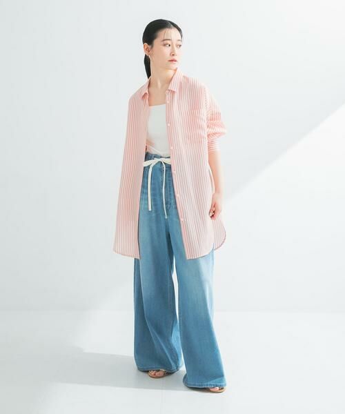 URBAN RESEARCH / アーバンリサーチ シャツ・ブラウス | new basic　レーヨンシルクストライプオーバーシャツ | 詳細7