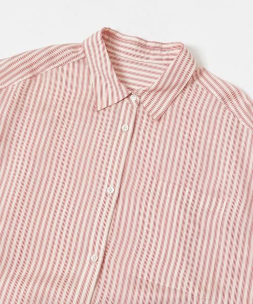 URBAN RESEARCH / アーバンリサーチ シャツ・ブラウス | new basic　レーヨンシルクストライプオーバーシャツ | 詳細9