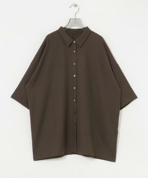 URBAN RESEARCH / アーバンリサーチ シャツ・ブラウス | ハーフスリーブシアーワイドシャツ | 詳細8